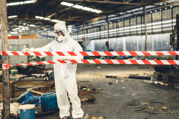 Professional Crime Scene Cleanup technician working in Waretown, NJ